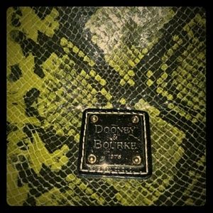 D&B python leather purse
